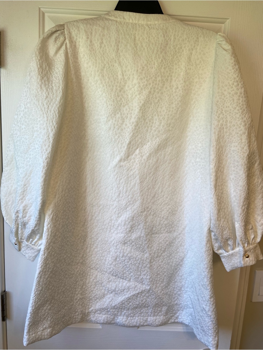 Tuckernuck Pomander Place White Jacquard Samantha Mini Dress Sz XL - Picture 13 of 14